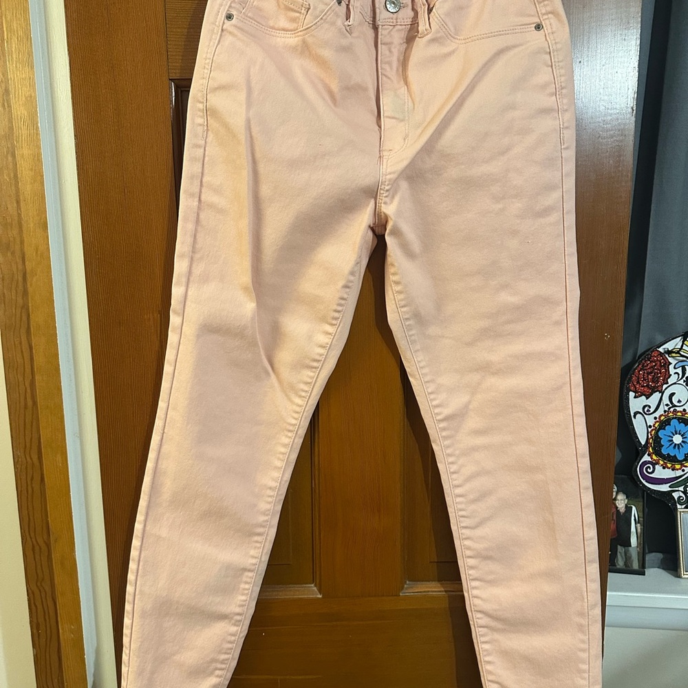 Peach Skinny Jeans